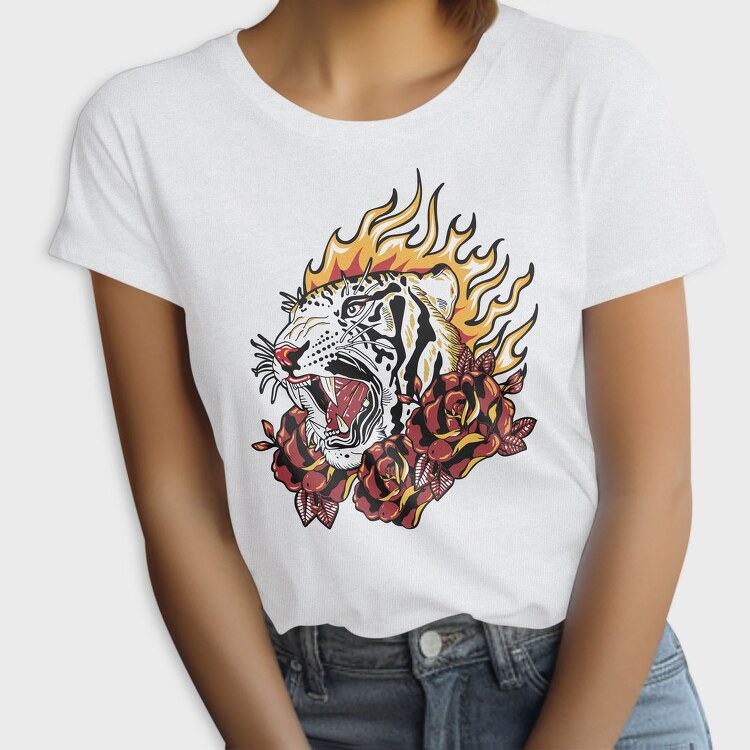 Flaming Tiger Roar, Tricou Femei