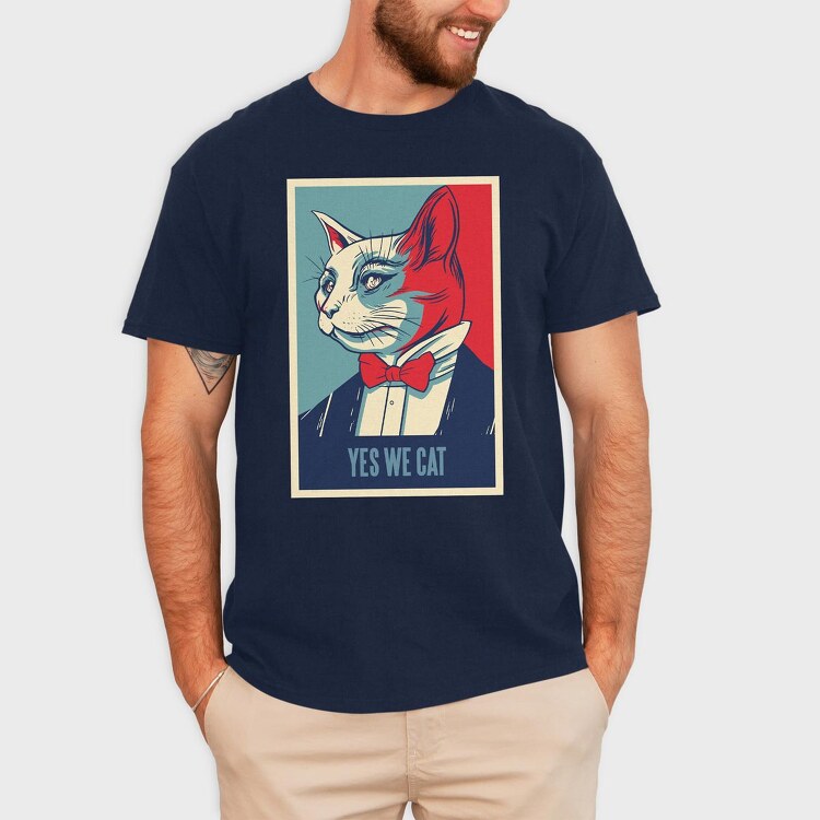 Yes We Cat, Tricou Barbati (Unisex)