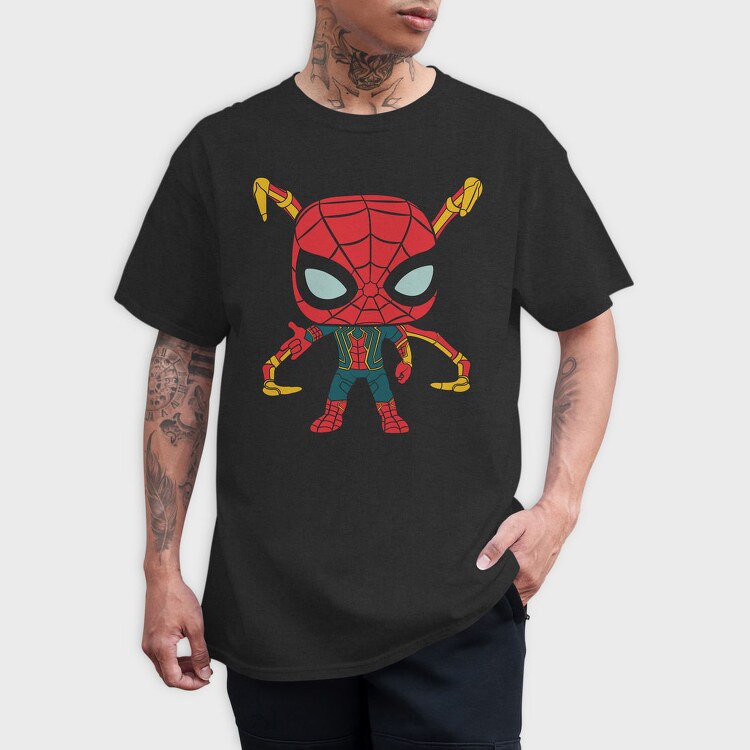 Spiderman Chibi, Tricou Barbati (Unisex)