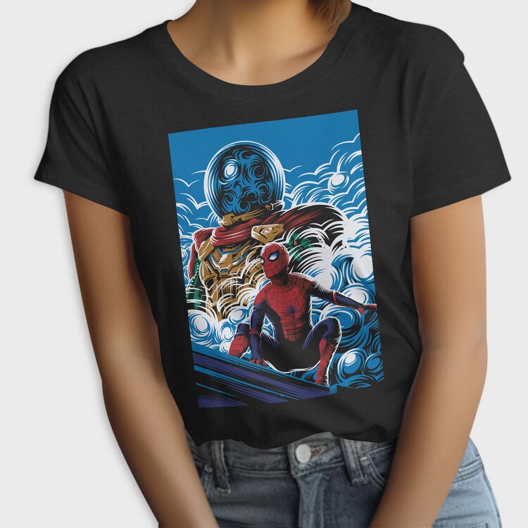 Spiderman Surfing Storm, Tricou Femei
