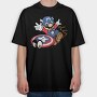 Mario Captain Shield, Tricou Oversize Barbati (Unisex)