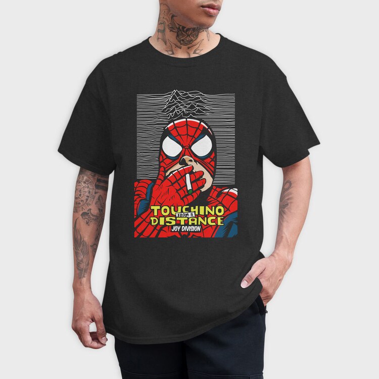 Spiderman Distance, Tricou Barbati (Unisex)