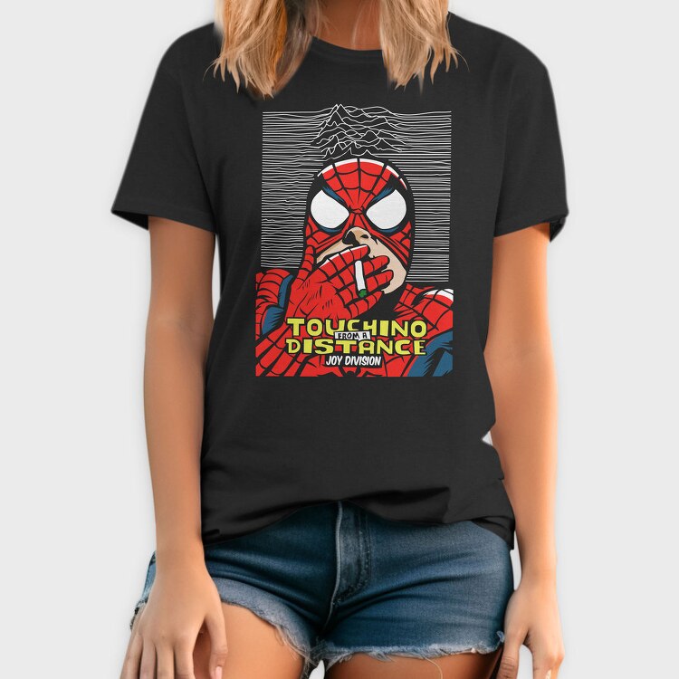 Spiderman Distance, Tricou Barbati (Unisex)