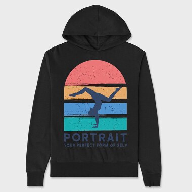 Portrait Your Perfect Form of Self, Hanorac Oversize Barbati (Unisex)