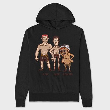 Gym, Hanorac Oversize Barbati (Unisex)