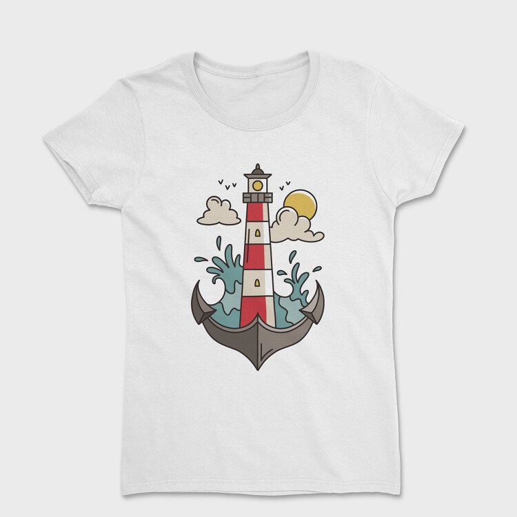 Anchor Lighthouse, Tricou Femei