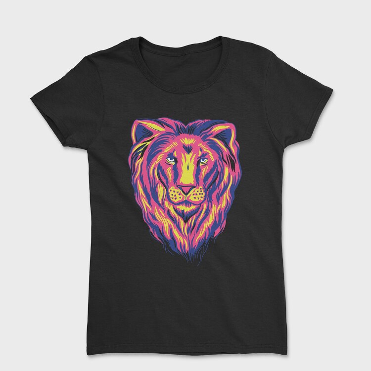 Tricou Femei, Colorful Lion