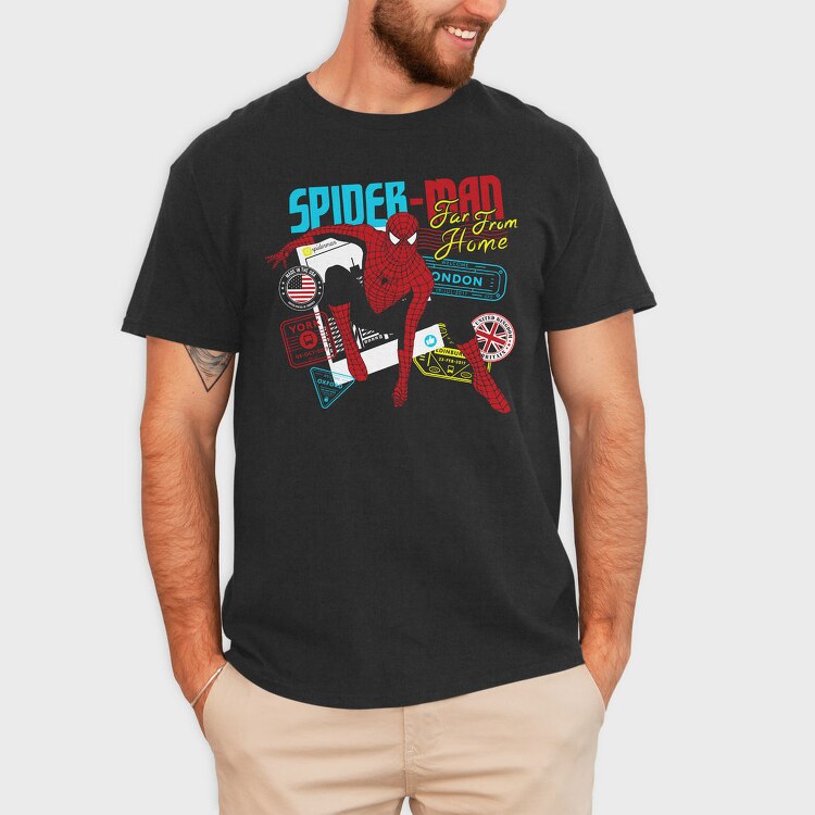 Spiderman Homecoming Tour, Tricou Barbati (Unisex)