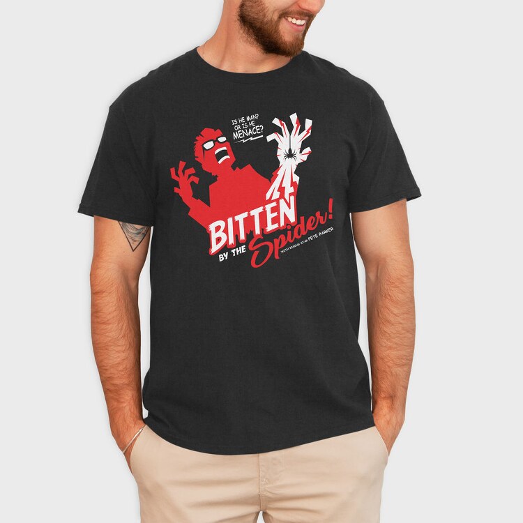Bitten Spider Scream, Tricou Barbati (Unisex)