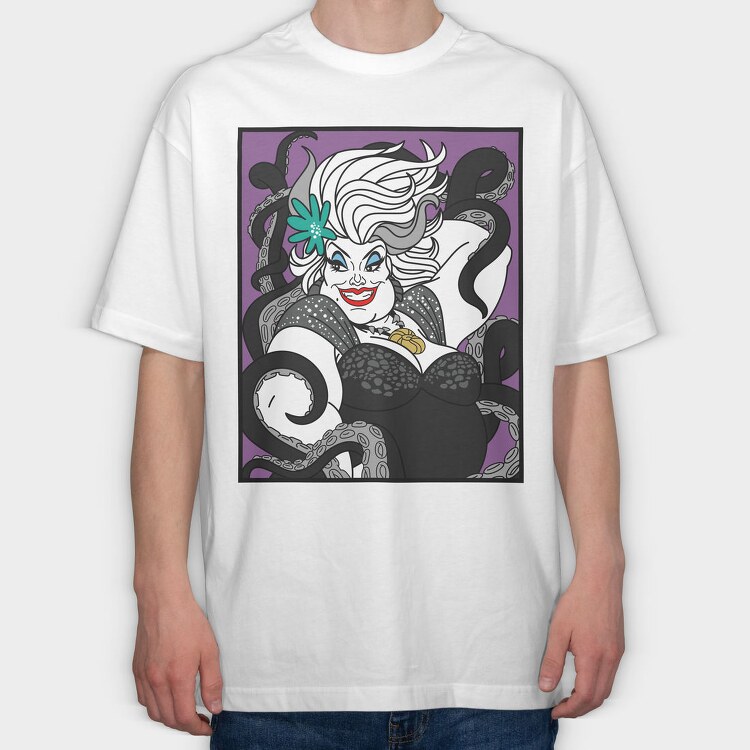 Mermaids Tentacles, Tricou Oversize Barbati (Unisex)