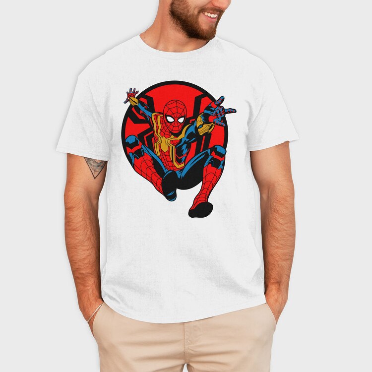 Spiderman Web Spin 4, Tricou Barbati (Unisex)