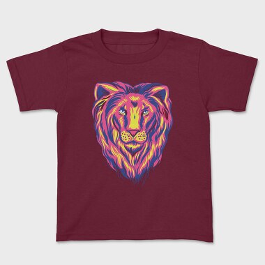 Tricou Copii, Colorful Lion