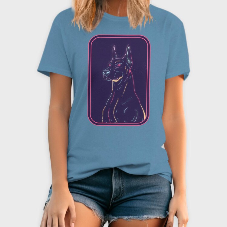 Doberman Dog, Tricou Barbati (Unisex)