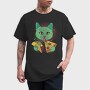Cosmic Cat, Tricou Barbati (Unisex)