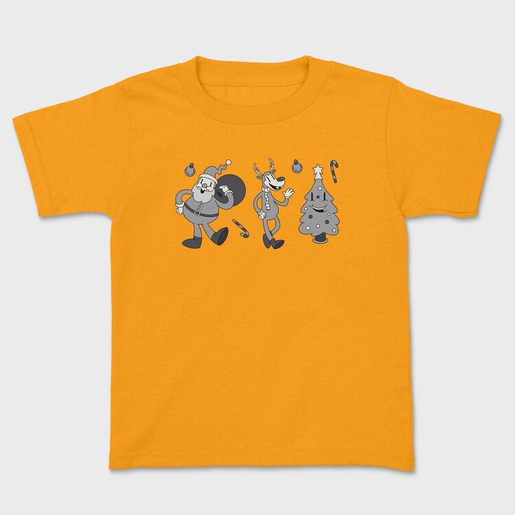 Christmas Cartoons Retro, Tricou Copii