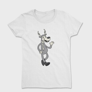 Christmas Raindeer Retro, Tricou Femei