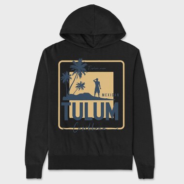 Tulum Caribbean, Hanorac Oversize Barbati (Unisex)