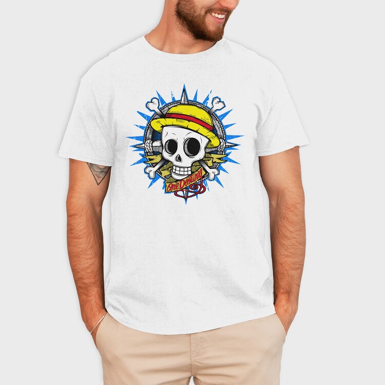 Skull Pirate Destiny, Tricou Barbati (Unisex)