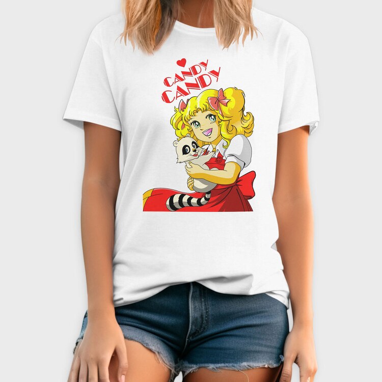 Candy Panda Love, Tricou Barbati (Unisex)