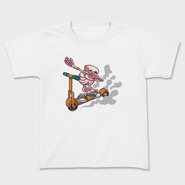 Scooter Skeleton, Tricou Copii