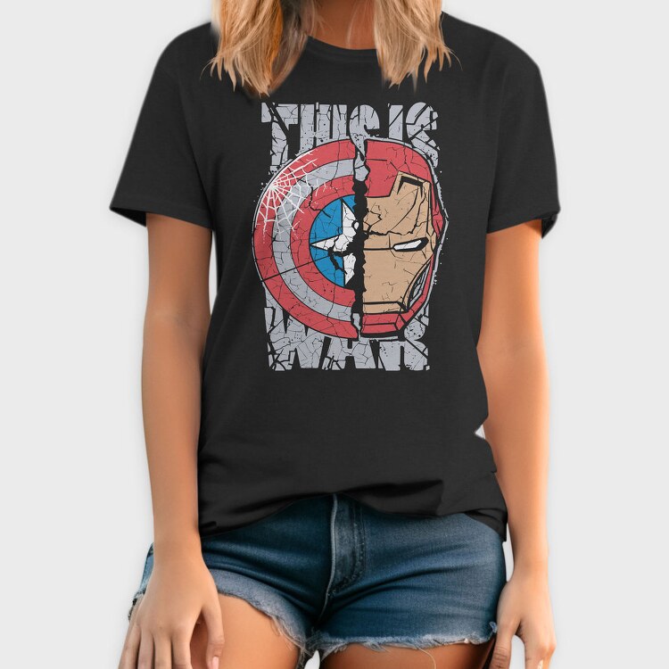 Captain America Shield 2, Tricou Barbati (Unisex)