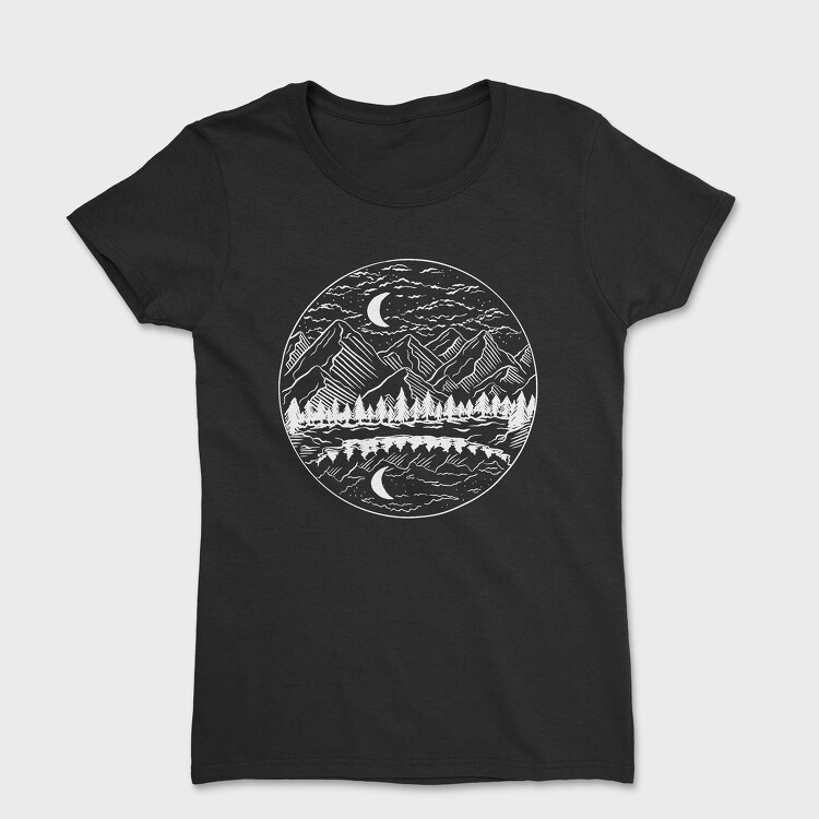 Night Landscape, Tricou Femei