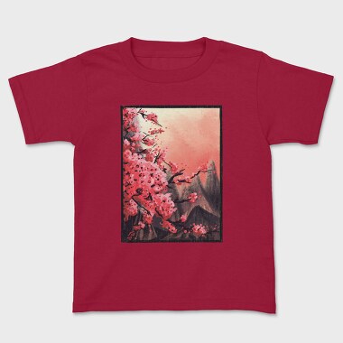 Tricou Copii, Cherry Blossom Painting