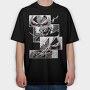 Red Eyes Roar, Tricou Oversize Barbati (Unisex)