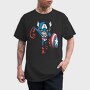 Captain America Shield, Tricou Barbati (Unisex)
