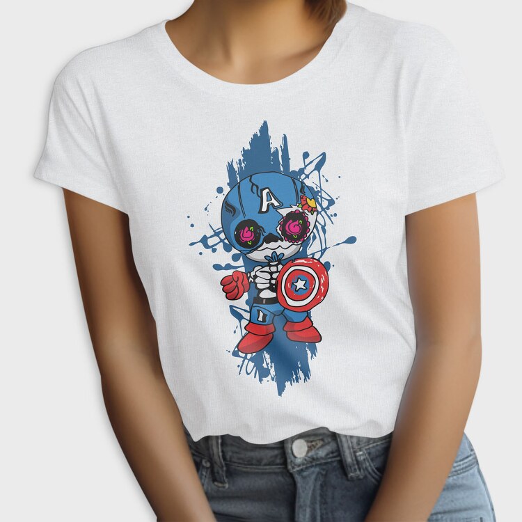 Captain America Skull, Tricou Femei