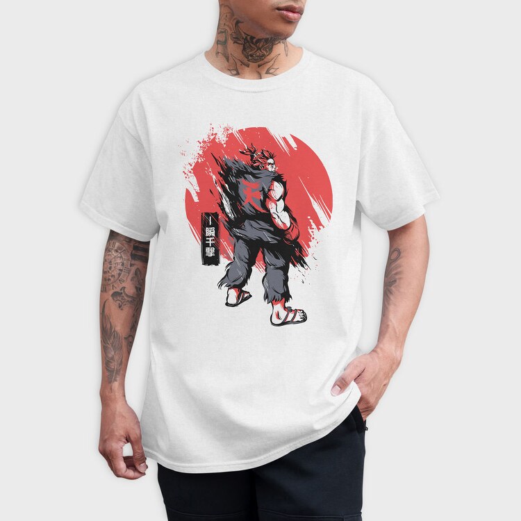 Red Samurai Warrior, Tricou Barbati (Unisex)
