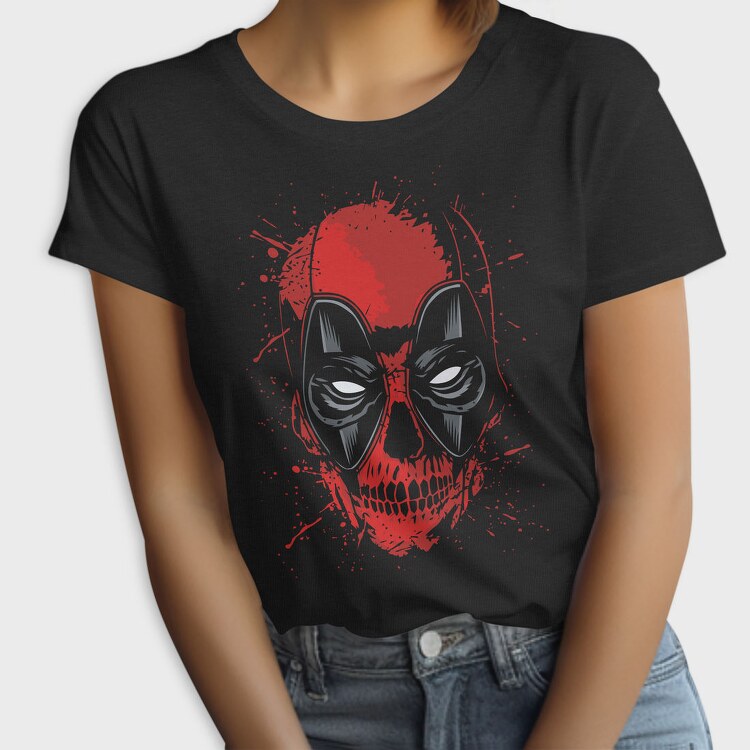 Red Skull Splatter, Tricou Femei