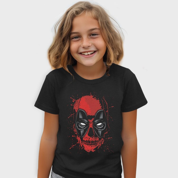 Red Skull Splatter, Tricou Copii