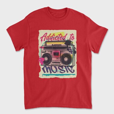 Boombox, Tricou Barbati (Unisex)