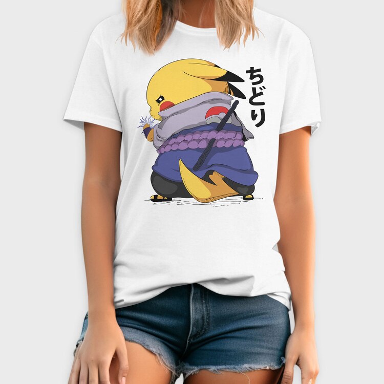Pikachu Samurai, Tricou Barbati (Unisex)