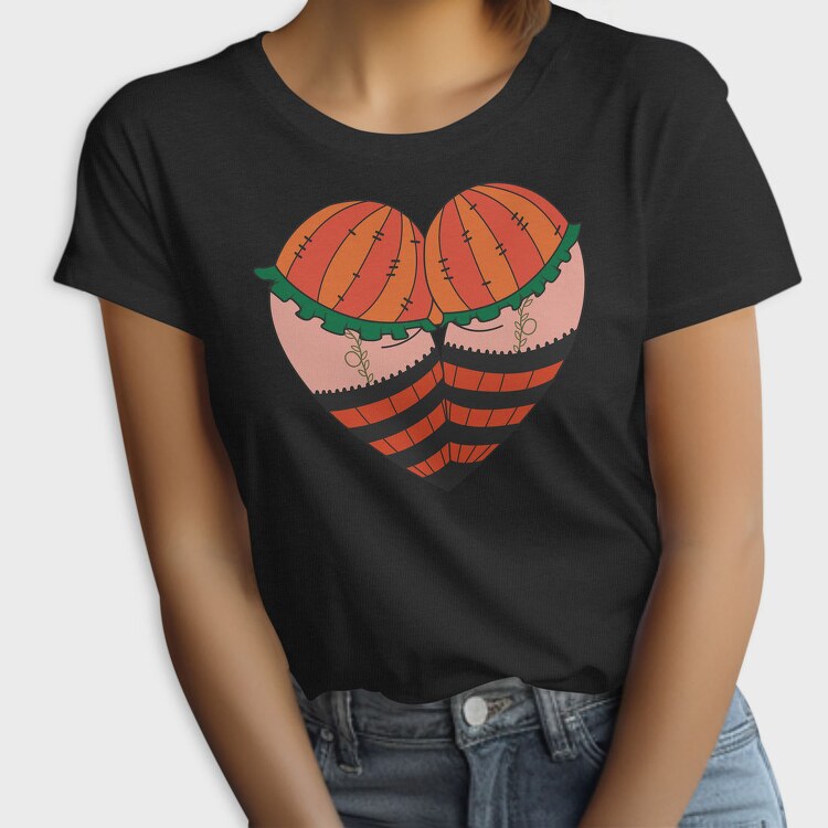 Pumpkin Patch Heart, Tricou Femei