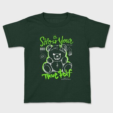 Show Your True Self Teddy Bear, Tricou Copii