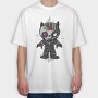 Catrina Black Panther, Tricou Oversize Barbati (Unisex)