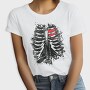 Ribs Heart Tattoo, Tricou Femei