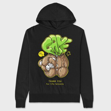 Fake Teddy Bear, Hanorac Oversize Barbati (Unisex)