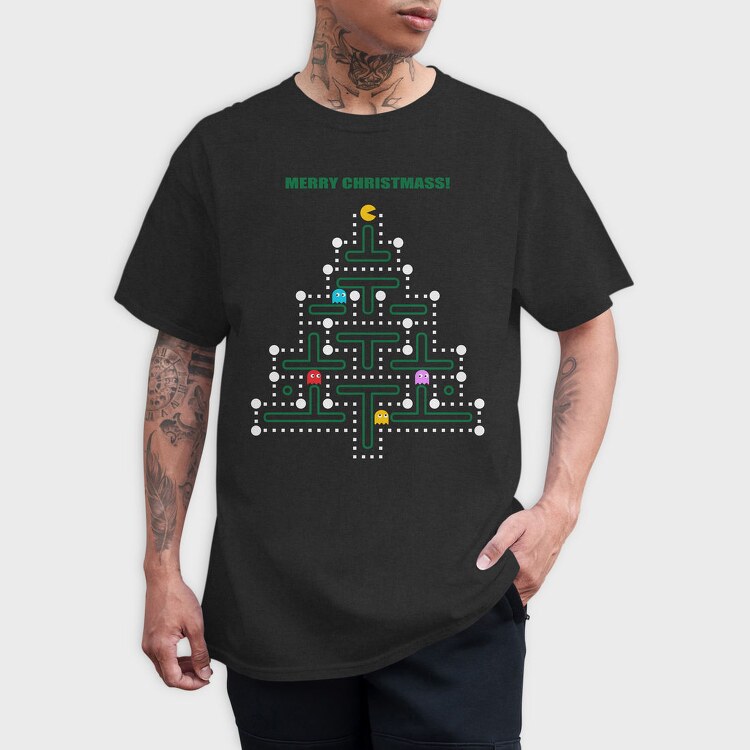 Pacmanmassemasse, Tricou Barbati (Unisex)