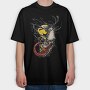 Solar Deer Howl, Tricou Oversize Barbati (Unisex)