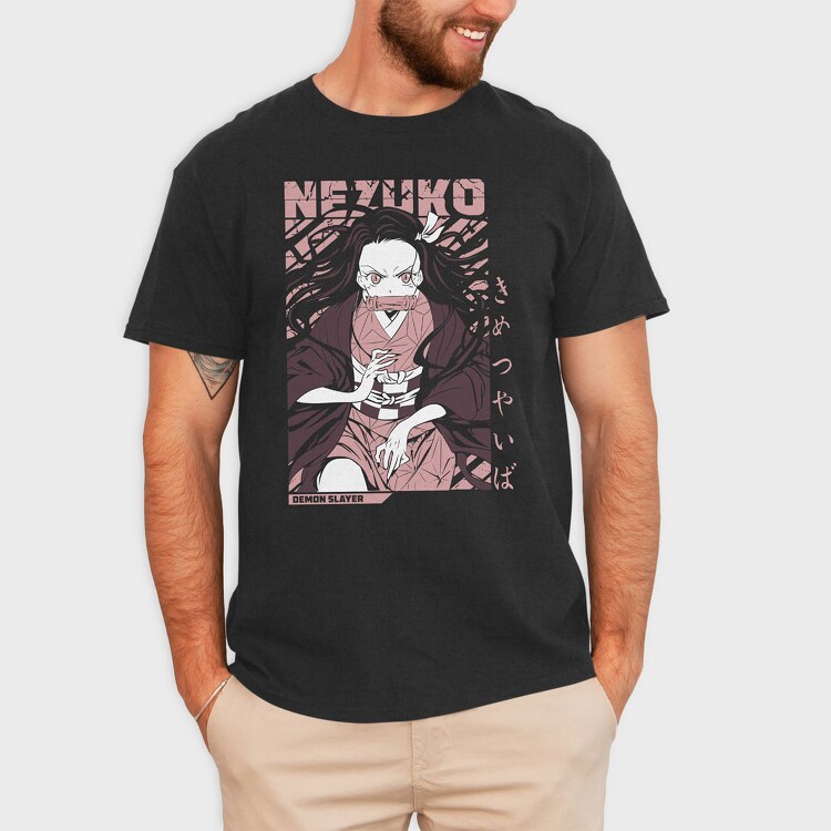 Nezuko, Tricou Barbati (Unisex)