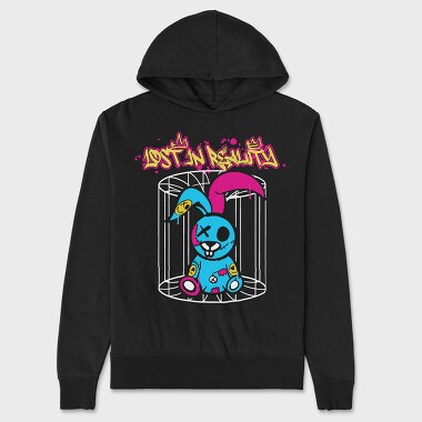 Lost in Reality Teddy, Hanorac Oversize Barbati (Unisex)