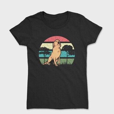 Tricou Femei, Retro Retriever