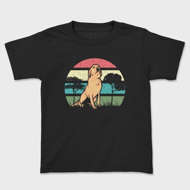 Tricou Copii, Retro Retriever