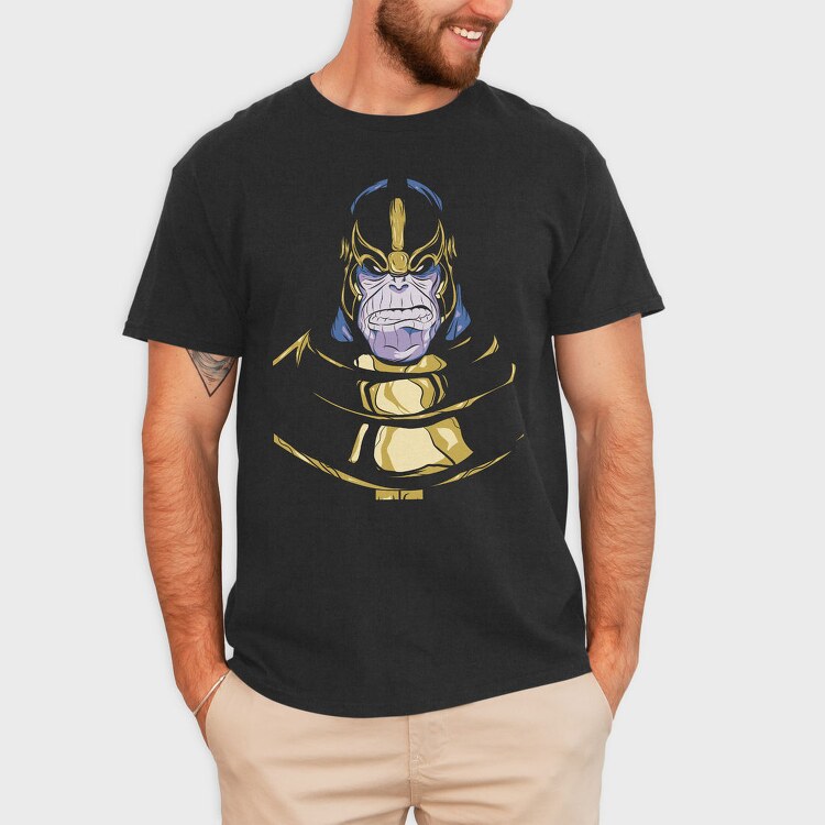 Thanos Face Mask, Tricou Barbati (Unisex)