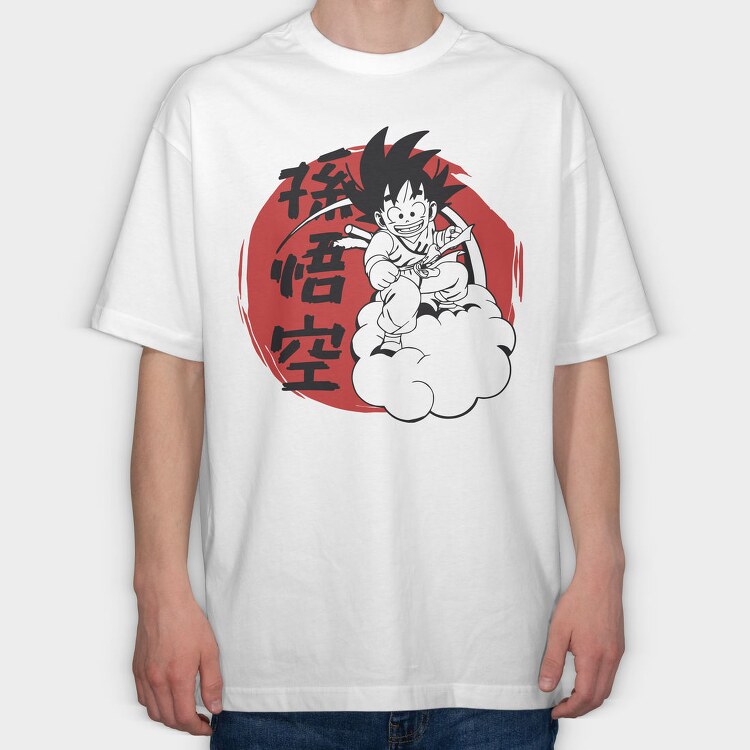 Son Goku Power 3, Tricou Oversize Barbati (Unisex)