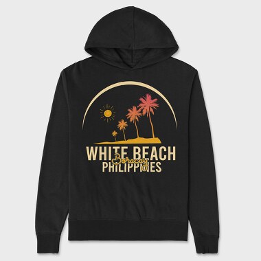 White Beach, Hanorac Oversize Barbati (Unisex)