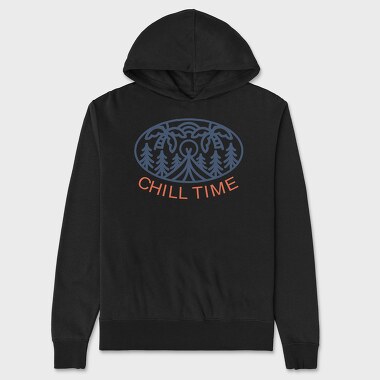 Chill Time, Hanorac Oversize Barbati (Unisex)